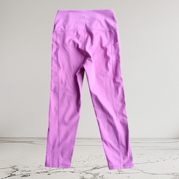 🥰GAP FIT WOMEN'S SIZE SMALL PINK YOGA LEGGINGS PANTS. - Picture 5 of 5
